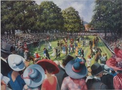 Ladies day royal ascot by Sherree Valentine Daines - Limited Edition on Paper sized 18x14 inches. Available from Whitewall Galleries